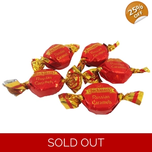 Buchanan's Chocolate Russian Caramels - Wrapped Toffees